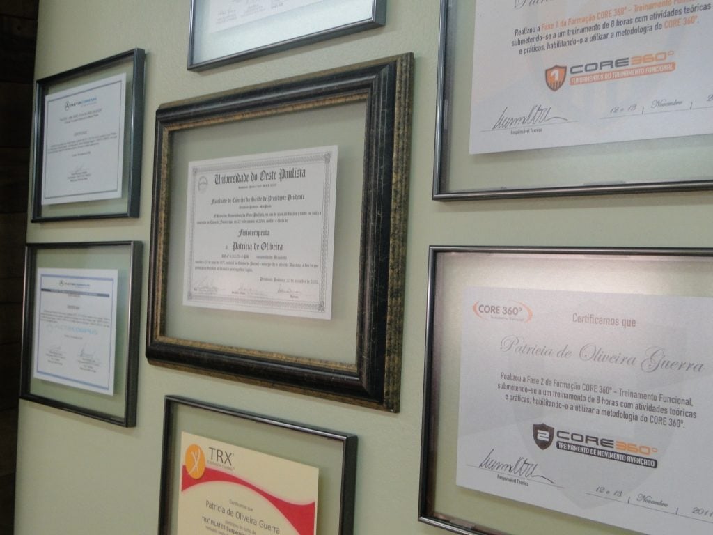 Recepção da Unité com certificados
